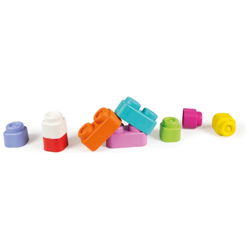Clementoni Baby Soft Clemmy Sensory Baby Building Blocks 32 Pieces
