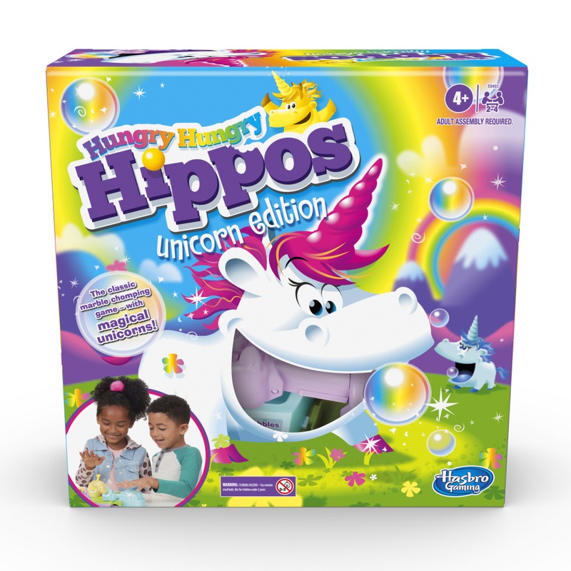 Hungry Hungry Hippos Unicorn Edition Game