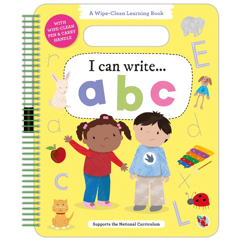 Wipe-Clean Learning Book I Can Write ABC with Marker