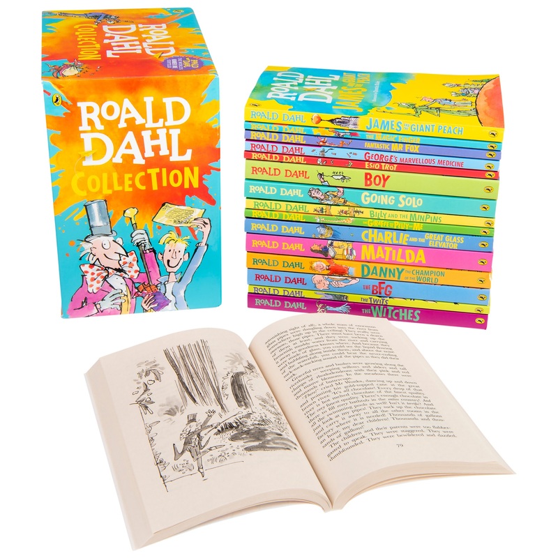 Roald Dahl 16 Books Box Set Collection