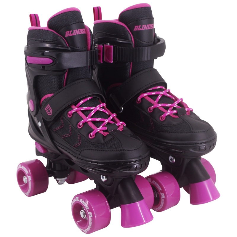 Roller Skates Pink and Black UK Size 13 - 2