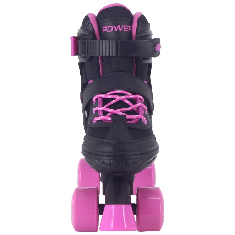 Roller Skates Pink and Black UK Size 13 - 2 4 Roller Skates Pink and Black UK Size 13 - 2
