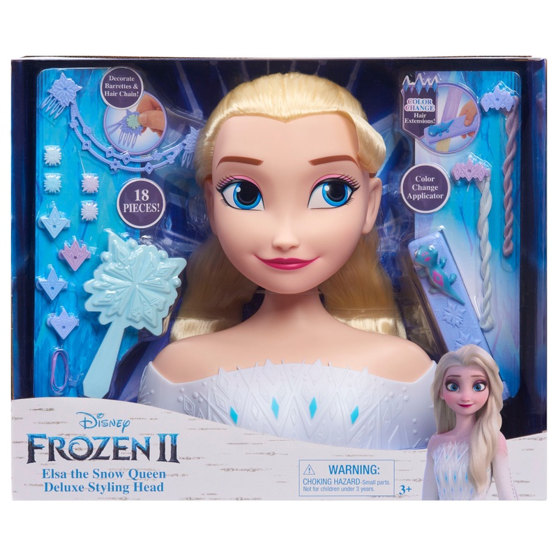 Disney Frozen 2 Elsa Deluxe Styling Head 30cm 8 Disney Frozen 2 Elsa Deluxe Styling Head 30cm