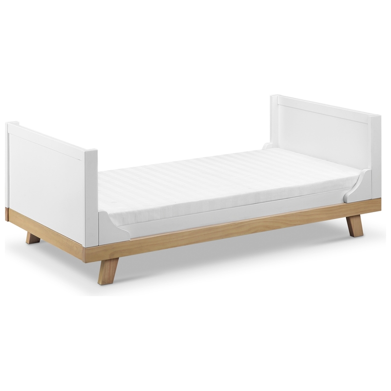 Nested Noa Wooden Cot Bed White 7 Nested Noa Wooden Cot Bed White