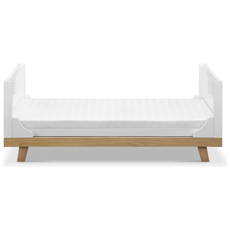 Nested Noa Wooden Cot Bed White 8 Nested Noa Wooden Cot Bed White