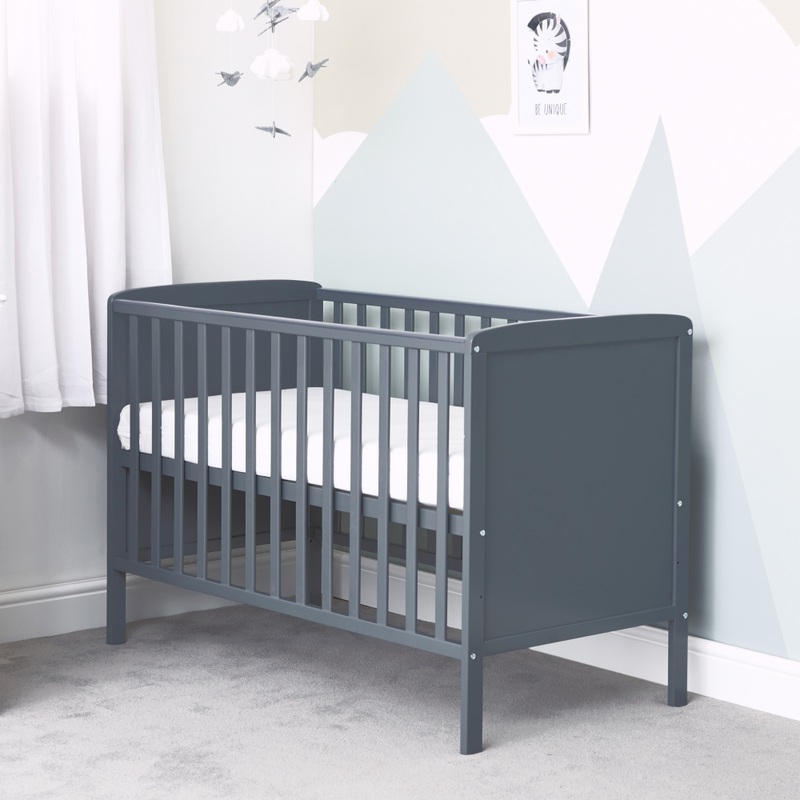 Baby Elegance Elle Cot Grey