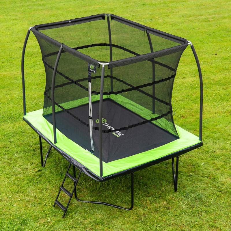 10 x 7.5ft Thorpe Sports Rectangle Trampoline with Enclosure Net