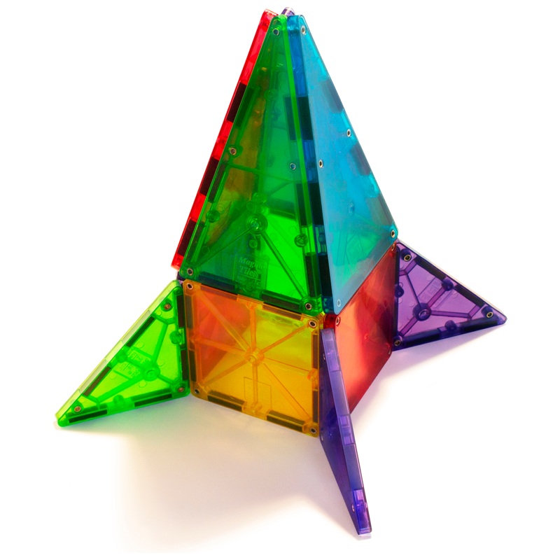 MAGNA-TILES Construction Set Clear Colours 32 Pieces 5 MAGNA-TILES Construction Set Clear Colours 32 Pieces