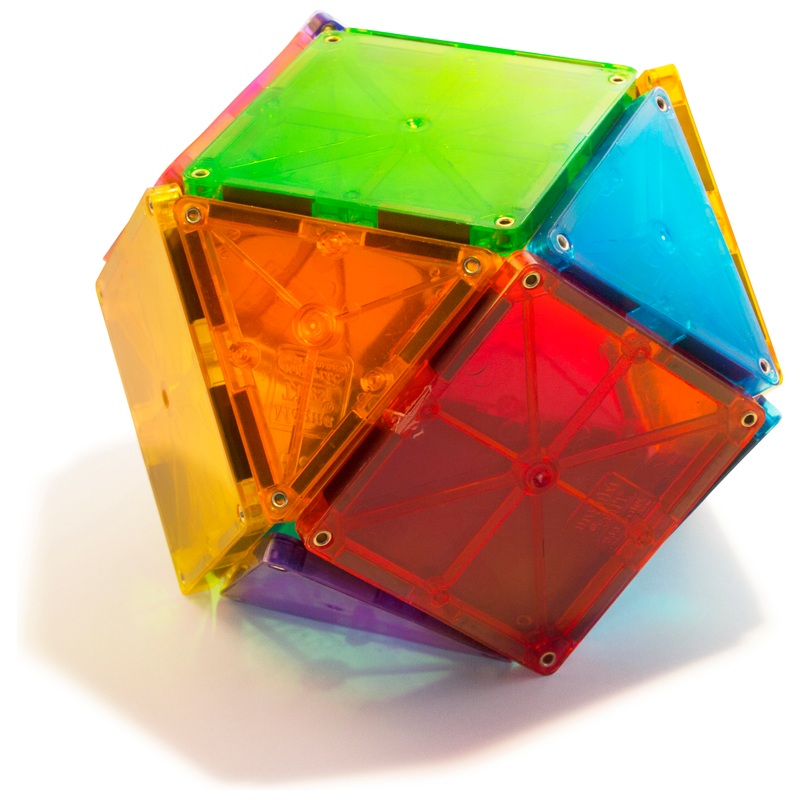 MAGNA-TILES Construction Set Clear Colours 32 Pieces 6 MAGNA-TILES Construction Set Clear Colours 32 Pieces