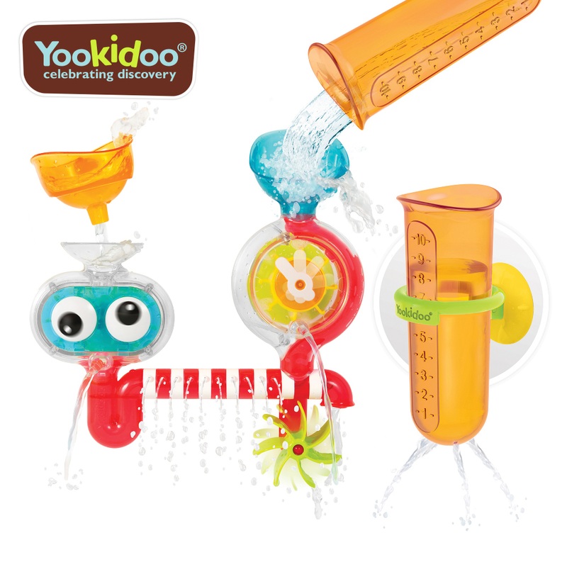 Yookidoo Spin 'n' Sprinkle Water Lab Bath Toy 2 Yookidoo Spin 'n' Sprinkle Water Lab Bath Toy