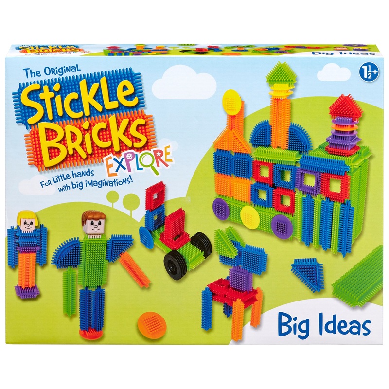 Stickle Bricks Building Blocks Big Ideas Set 125 Pieces 2 Stickle Bricks Building Blocks Big Ideas Set 125 Pieces
