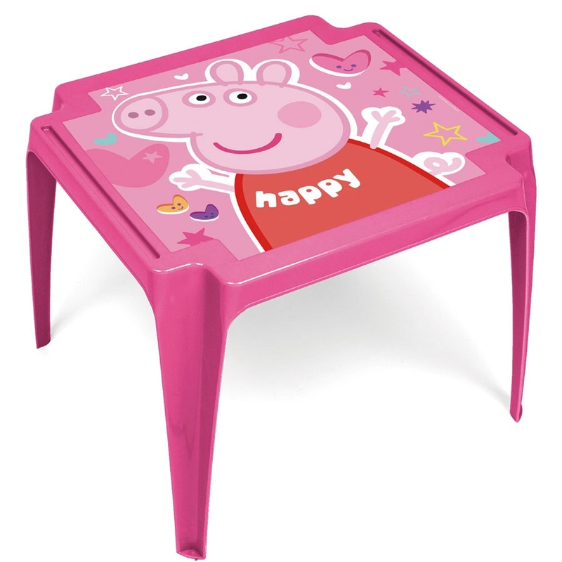 Peppa Pig Plastic Table Pink
