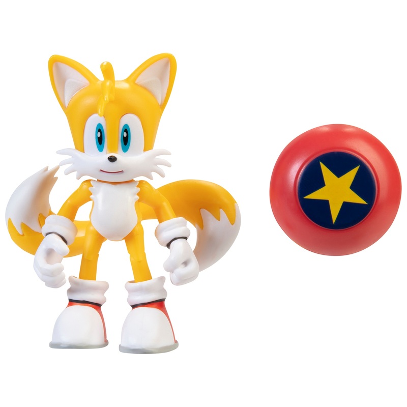 Sonic the Hedgehog Action Figure Tails with Star Spring 10cm