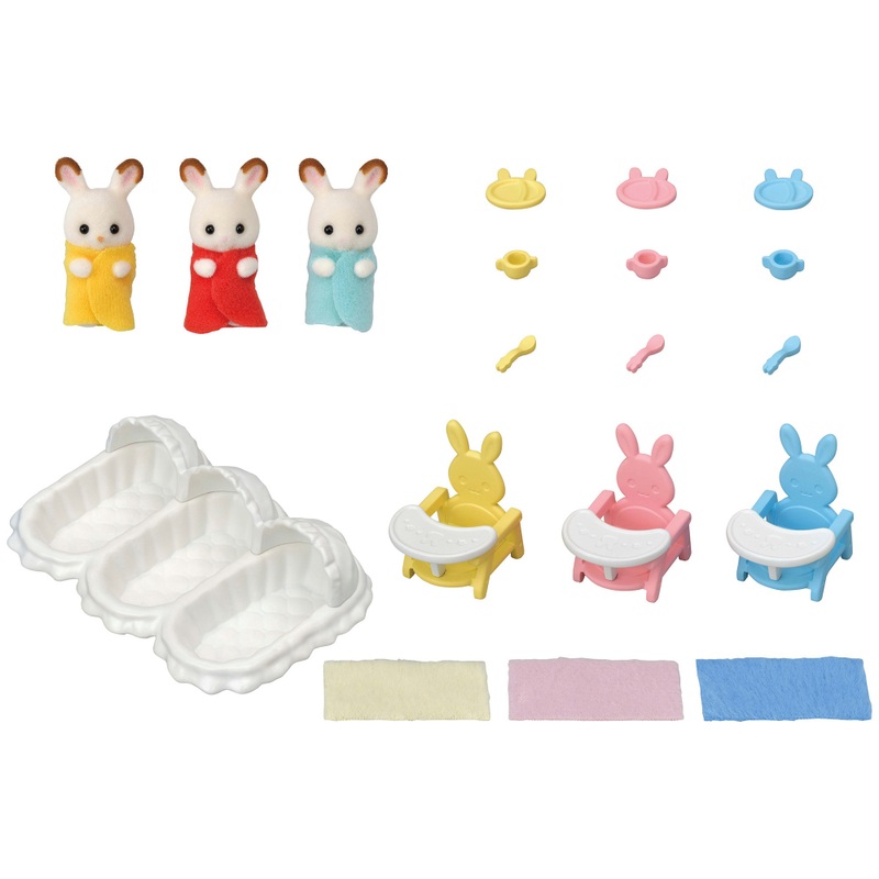 Sylvanian Families Triplets Care Set 4 Sylvanian Families Triplets Care Set