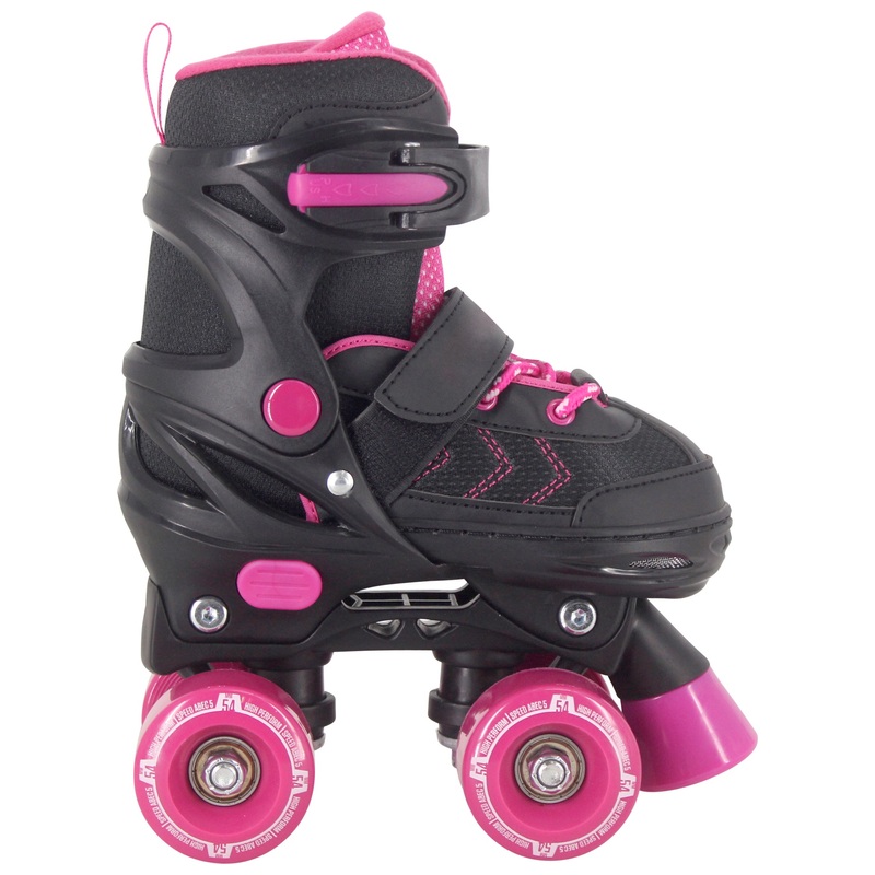 Roller Skates Pink and Black UK Size 9 - 12