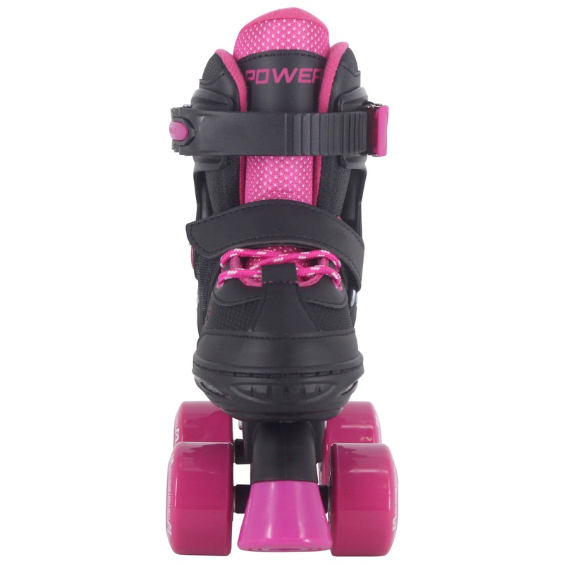 Roller Skates Pink and Black UK Size 9 - 12