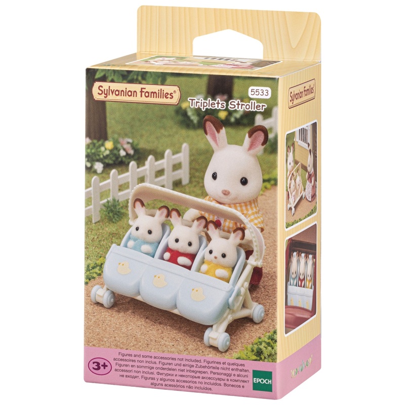 Sylvanian Families Triplets Stroller 5 Sylvanian Families Triplets Stroller
