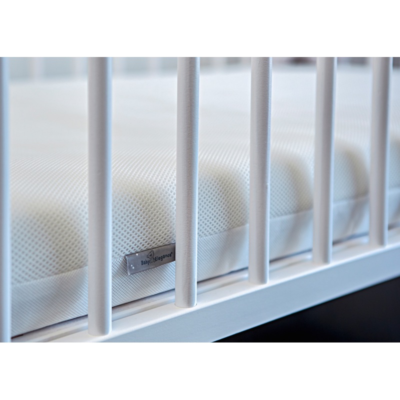 Baby Elegance Cot Bed Breathe-Dry Fibre Mattress 140 x 70cm 7 Baby Elegance Cot Bed Breathe-Dry Fibre Mattress 140 x 70cm