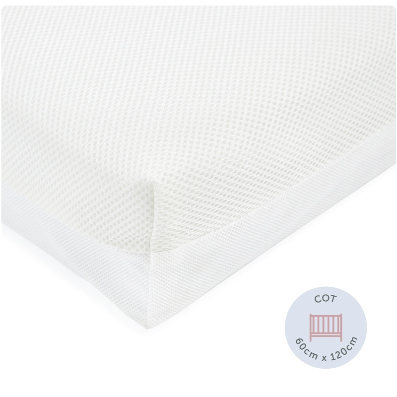 Baby Elegance Cot Bed Breathe-Dry Fibre Mattress 140 x 70cm 8 Baby Elegance Cot Bed Breathe-Dry Fibre Mattress 140 x 70cm