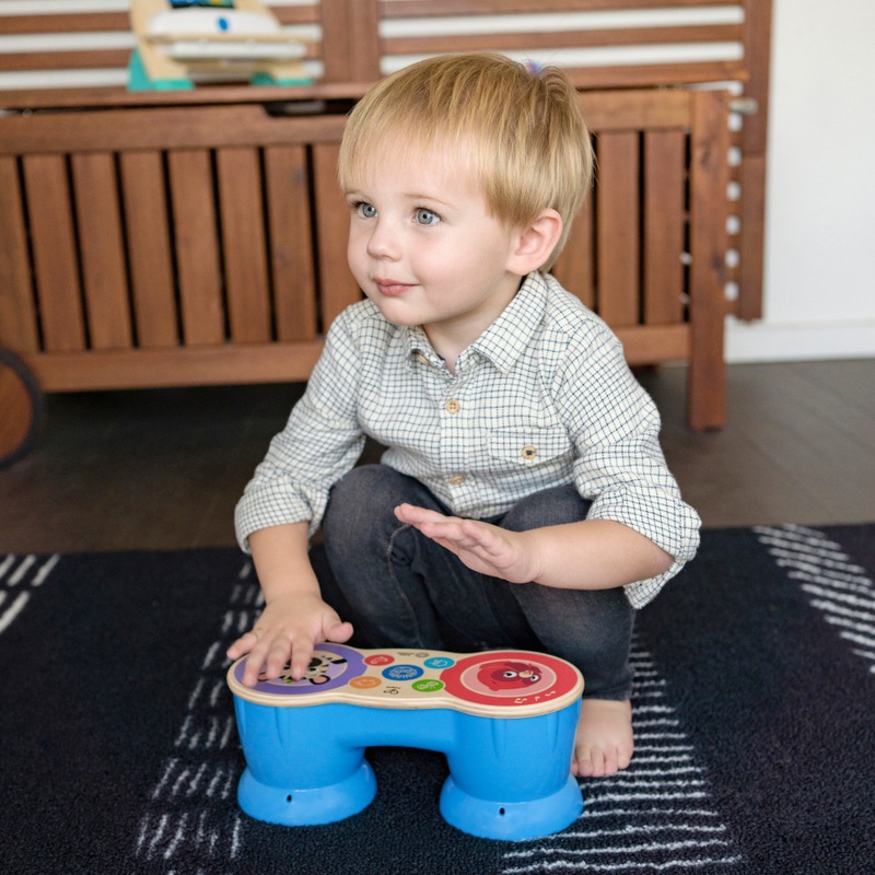 Baby Einstein Magic Touch Drums Upbeat Tunes Wooden Musical Toy 2 Baby Einstein Magic Touch Drums Upbeat Tunes Wooden Musical Toy