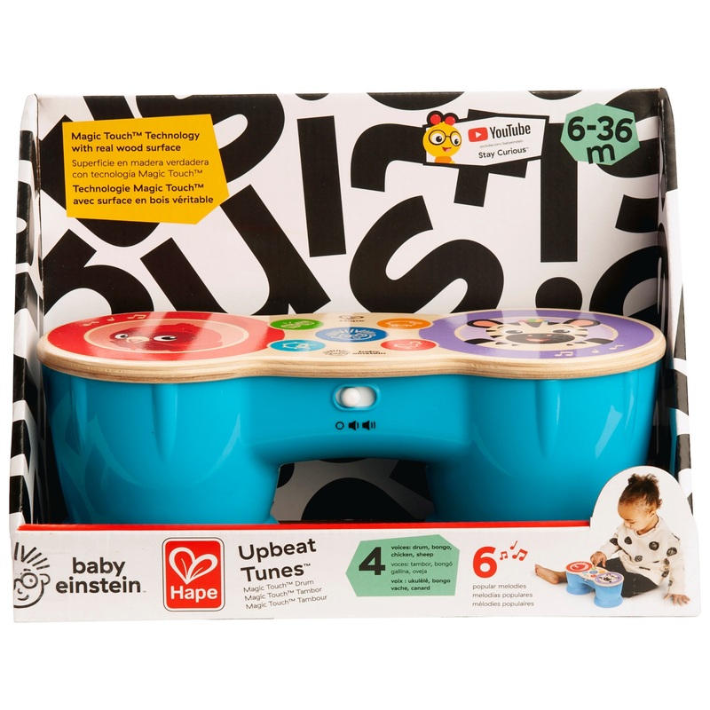 Baby Einstein Magic Touch Drums Upbeat Tunes Wooden Musical Toy 8 Baby Einstein Magic Touch Drums Upbeat Tunes Wooden Musical Toy