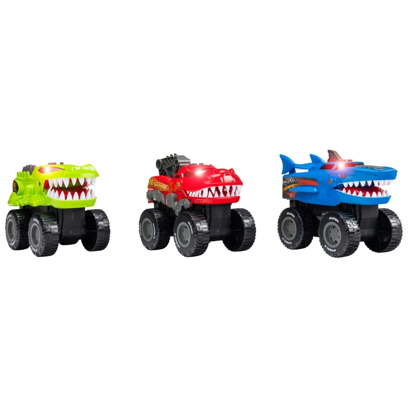 Super Wheelz Lights & Sounds Animal Truck 3 Pack 5 Super Wheelz Lights & Sounds Animal Truck 3 Pack