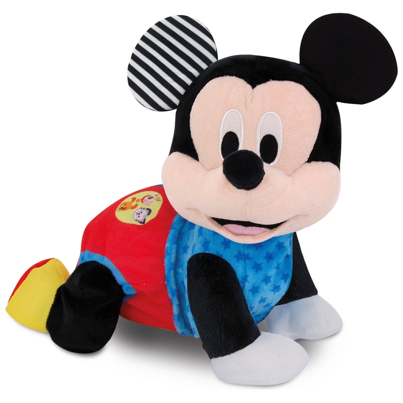 Clementoni Disney Baby Mickey Crawl With Me Plush Toy