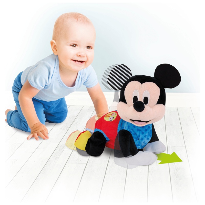 Clementoni Disney Baby Mickey Crawl With Me Plush Toy