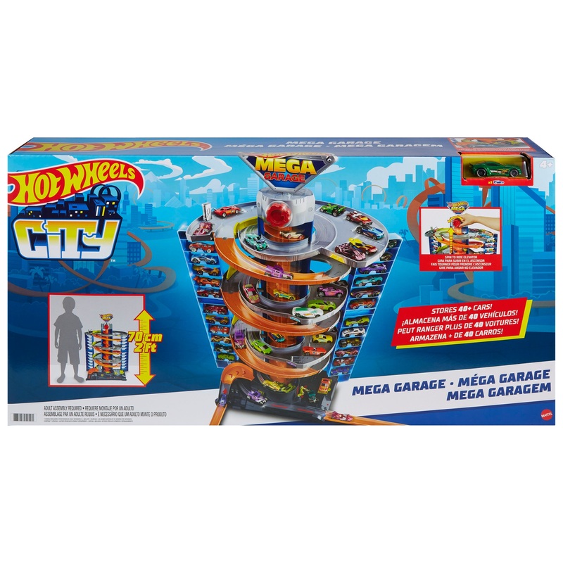 Hot Wheels City Mega Garage Playset 8 Hot Wheels City Mega Garage Playset