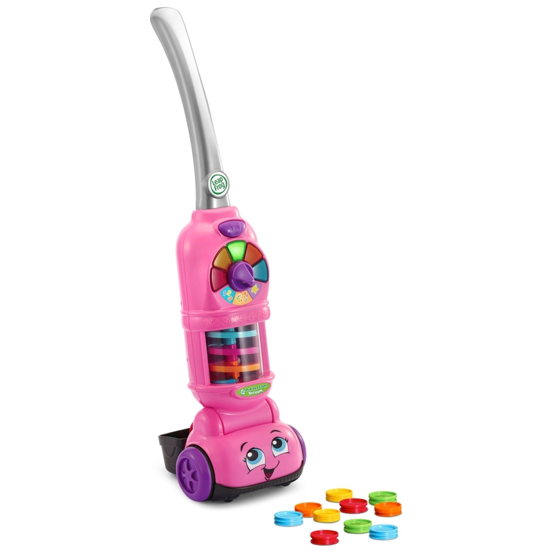 LeapFrog Toy Pick Up & Count Vacuum Pink 2 LeapFrog Toy Pick Up & Count Vacuum Pink