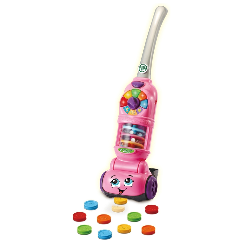 LeapFrog Toy Pick Up & Count Vacuum Pink 3 LeapFrog Toy Pick Up & Count Vacuum Pink