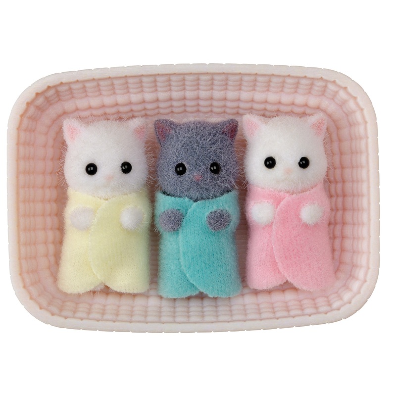 Sylvanian Families Persian Cat Triplets Babies