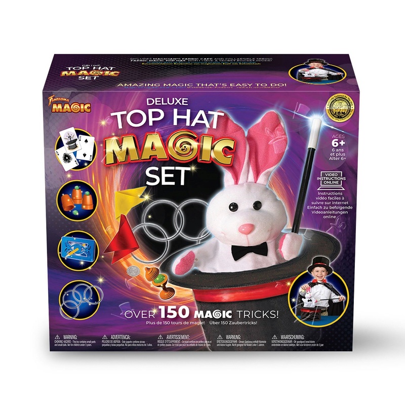 Fantasma Magic Set Deluxe Magic Top Hat 150+ Magic Tricks