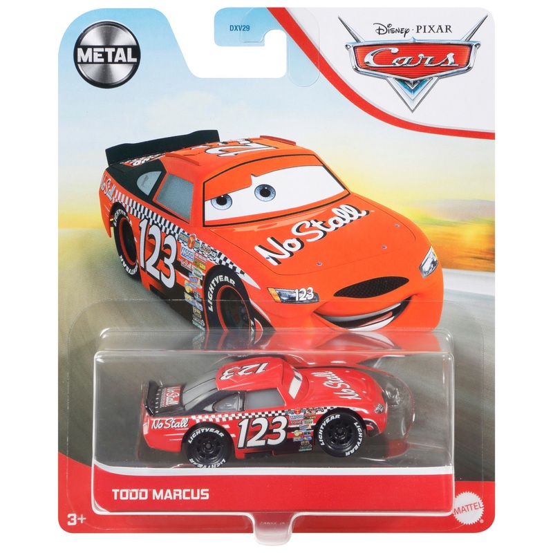 Disney Cars Diecast Car Todd Marcus 1:55 Scale 5 Disney Cars Diecast Car Todd Marcus 1:55 Scale