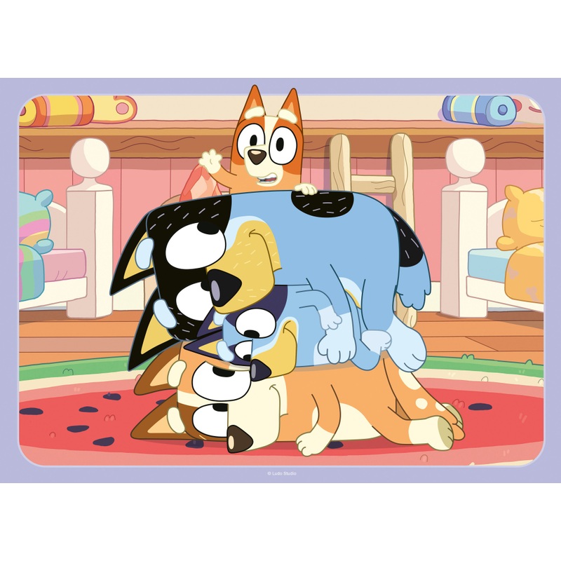 Ravensburger Bluey Jigsaw Puzzles Bumper Pack 4 x 42 Pieces 3 Ravensburger Bluey Jigsaw Puzzles Bumper Pack 4 x 42 Pieces