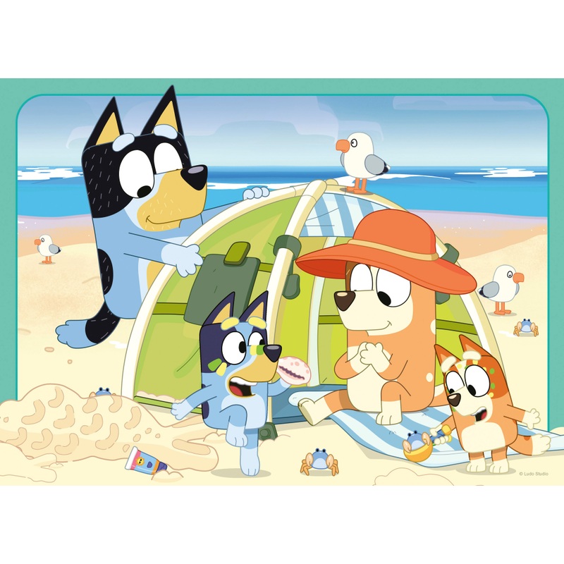 Ravensburger Bluey Jigsaw Puzzles Bumper Pack 4 x 42 Pieces 4 Ravensburger Bluey Jigsaw Puzzles Bumper Pack 4 x 42 Pieces