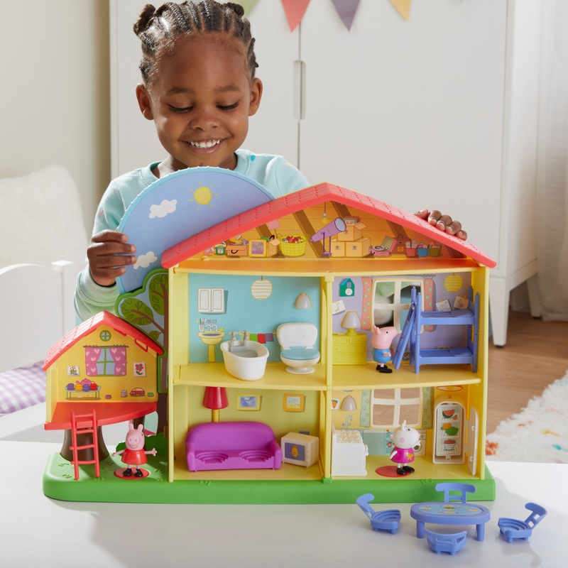 Peppa Pig Playset Peppa's Playtime to Bedtime House