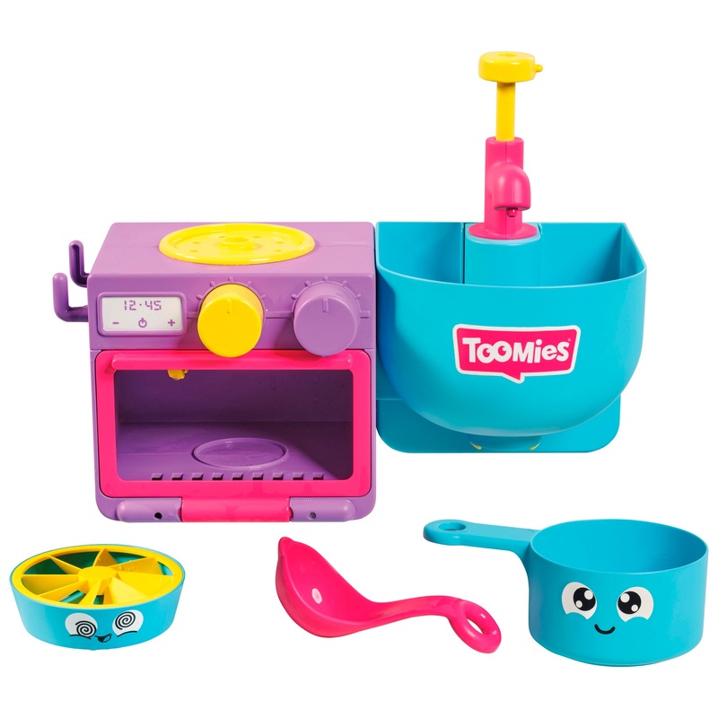 TOMY Toomies Bubble and Bake Bathtime Kitchen Bath Toy