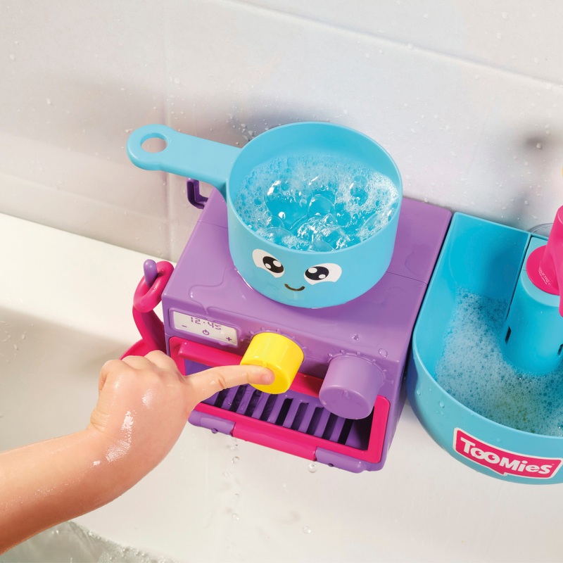 TOMY Toomies Bubble and Bake Bathtime Kitchen Bath Toy 4 TOMY Toomies Bubble and Bake Bathtime Kitchen Bath Toy