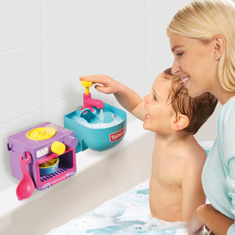 TOMY Toomies Bubble and Bake Bathtime Kitchen Bath Toy 6 TOMY Toomies Bubble and Bake Bathtime Kitchen Bath Toy