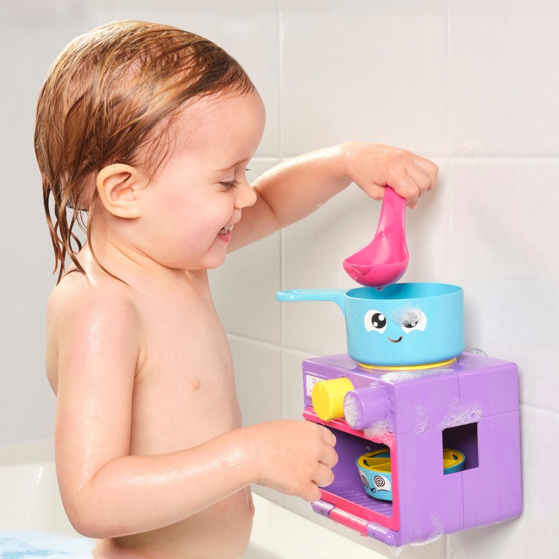 TOMY Toomies Bubble and Bake Bathtime Kitchen Bath Toy 7 TOMY Toomies Bubble and Bake Bathtime Kitchen Bath Toy