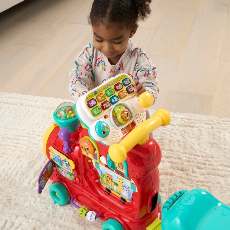 VTech Baby 4-in-1 Alphabet Train Ride On Red 4 VTech Baby 4-in-1 Alphabet Train Ride On Red