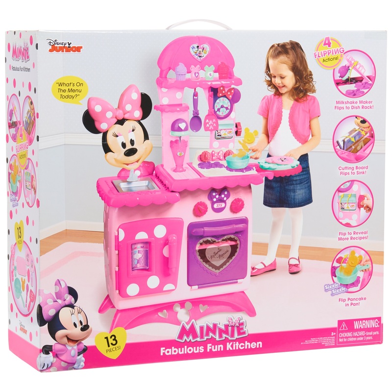 Disney Minnie Mouse Fabulous Fun Kitchen Interactive Playset 8 Disney Minnie Mouse Fabulous Fun Kitchen Interactive Playset