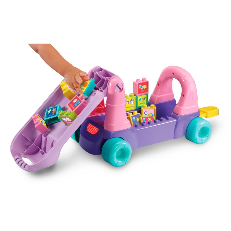 VTech Baby 4-in-1 Alphabet Train Ride On Pink