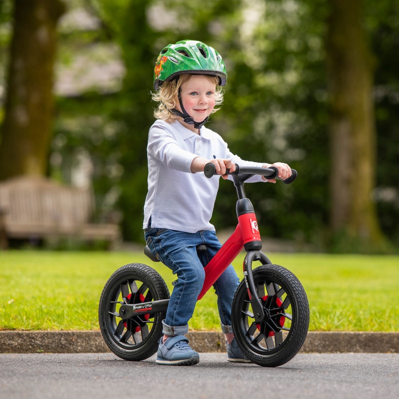 12 Inch QPlay Spark Balance Bike Red