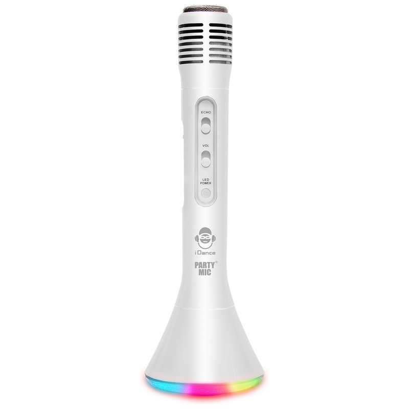 iDance Bluetooth Party Microphone PM10 White