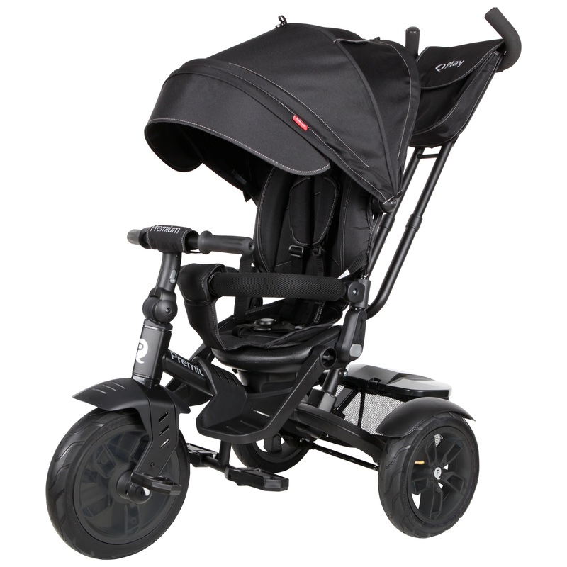 QPlay Premium 6-in-1 Trike Black 2 QPlay Premium 6-in-1 Trike Black