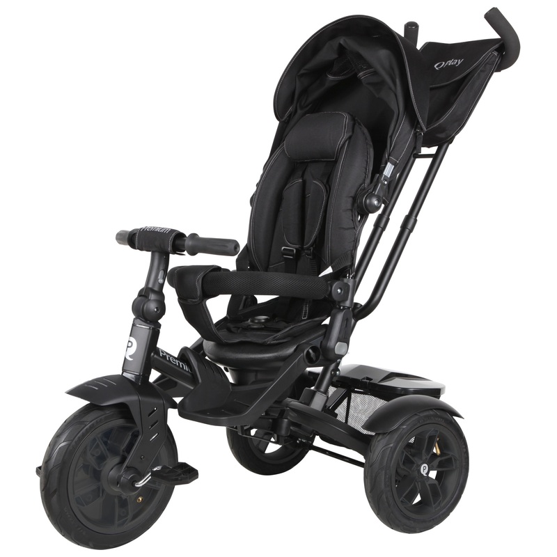 QPlay Premium 6-in-1 Trike Black 3 QPlay Premium 6-in-1 Trike Black
