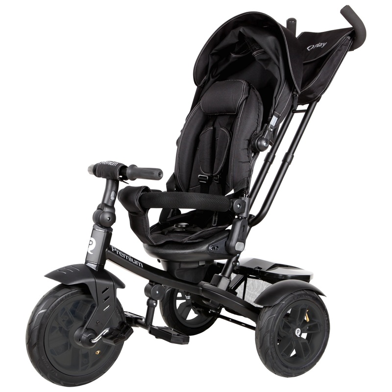 QPlay Premium 6-in-1 Trike Black 4 QPlay Premium 6-in-1 Trike Black