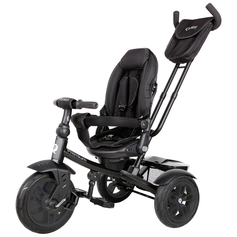 QPlay Premium 6-in-1 Trike Black 5 QPlay Premium 6-in-1 Trike Black